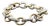 David Yurman Oval Link Chain Bracelet Sterling Silver With 18k Yellow Gold For Sale