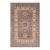 Southwestern Kazak Rustic Light Gray/Light Blue Wool Rug - 3'10''x5'10'' For Sale