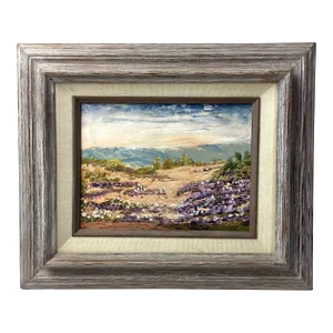 California Desert Landscape Painting by Lee Lukes Pickering