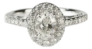 Late 20th Century 0.75 Oval Ring, Size 6.5