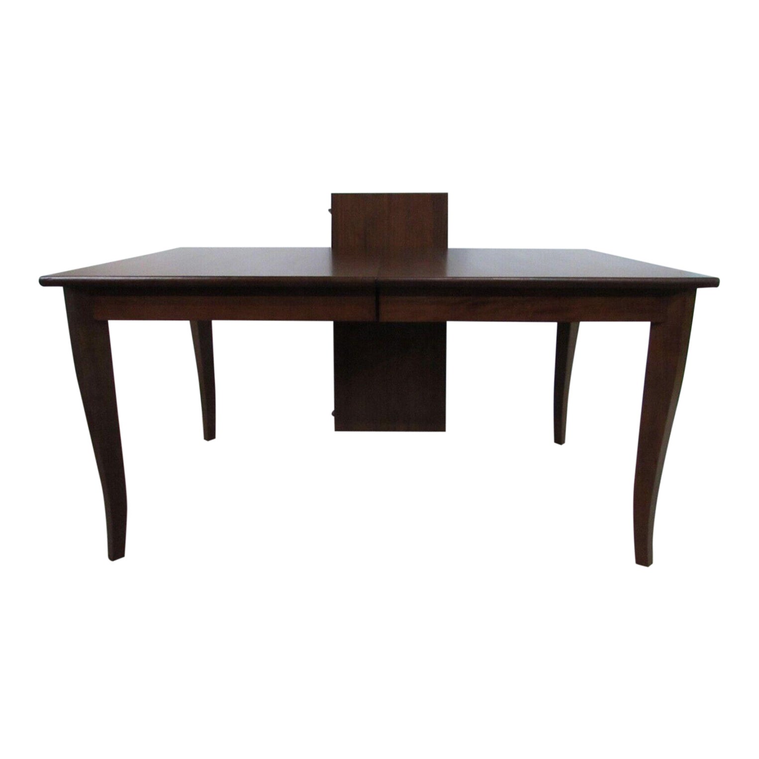 Contemporary Crate & Barrel Mahogany Dining Table With Leaf Chairish