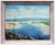 Mid Century Tidal Pools & Lighthouse Landscape by L. Clogston For Sale - Image 4 of 4