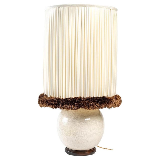 Ceramic Lamp attributed to Ruhlmann & Besnard, 1930s For Sale - Image 9 of 9