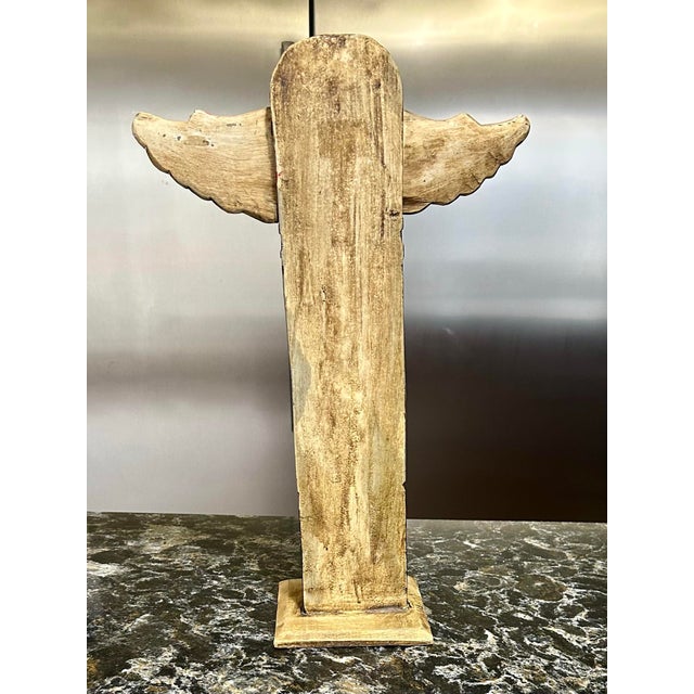 Mid 20th Century Hand-Carved Signed Totem Pole, Pacific Northwest Coast, Native American For Sale In South Bend - Image 6 of 8