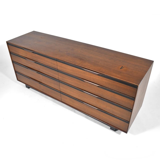 Brown John Kapel Walnut Dresser by Glenn of California For Sale - Image 8 of 8