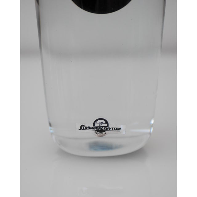 Mid-Century Modern Mid-Century Art Vase in Purple Sommerso Glass by Gunnar Nylund for Strömbergshyttan, Sweden For Sale - Image 3 of 11