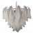 Italian Murano Chandelier 57 Glass Rondin Swallow Glass For Sale
