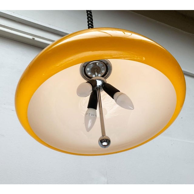 Mid-Century Space Age Cabras Pendant Lamp by Luigi Massoni for Guzzini, 1960s For Sale - Image 17 of 18