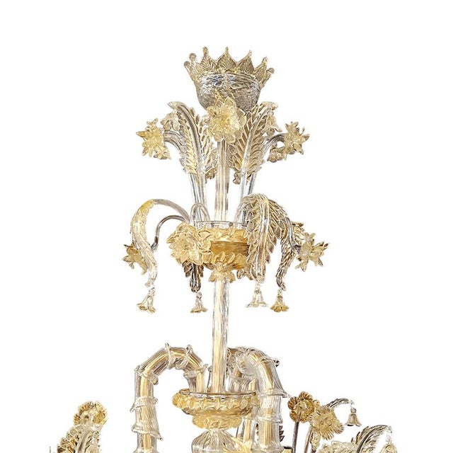 1950s Rezzonico Chandelier in Murano Glass, 1950s For Sale - Image 5 of 8