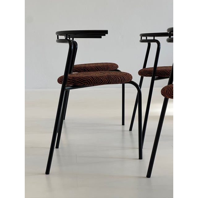 Vintage Chairs by Ross Littell for Atelier Areti, 1980s, Set of 4, in Flawless conditions. Designed 1980 to 1989 I have...