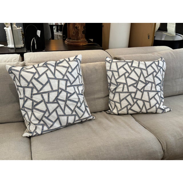 Design Plus Gallery presents a Pair of Collin Linen Pillows by Thom Filicia Home. The pillow is perfectly embodied in a...