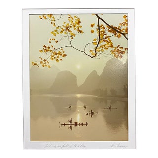 Keith (Guo Ji) Liang Photograph "Fishing in Fall of Gui Lin" For Sale