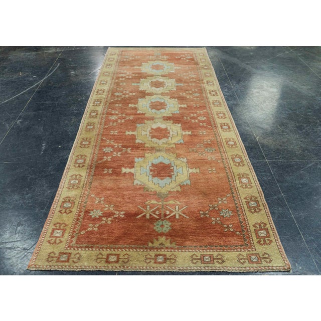 Turkish Vintage Rug 3'11" x 11' #20660 Explore a curated collection of hallway runners, wool rugs, and handmade...
