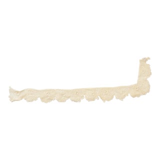 Early 20th Century Woven Lace Vintage Handmade Not African For Sale