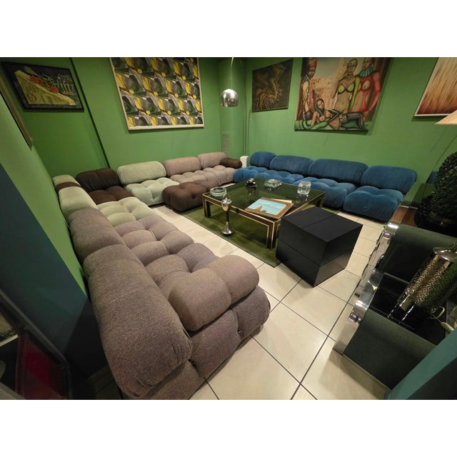 Camaleonda sofa by mario bellini for c&b / b&b an extremely rare and enormous modular sofa from the camaleonda series....