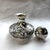 Antique 19th-Century Sterling Silver Overlay Glass Perfume Bottle For Sale - Image 9 of 11