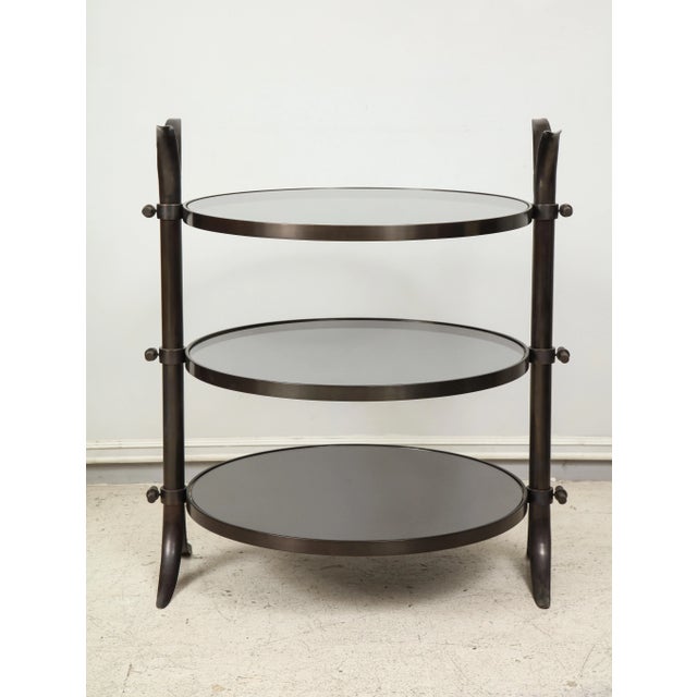 Contemporary Bespoke Bronze Tulip Tables by Amir Khamneipur - a Pair For Sale - Image 3 of 9