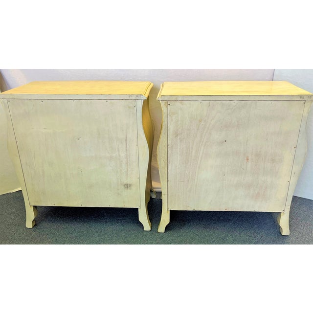 Vintage Bombay Nightstands With Porcelain Hardware a Pair Chairish