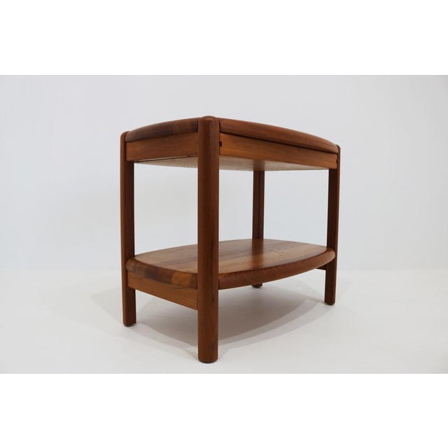 Mid-Century Danish Teak Bedside Table from Salling Stolefabrik, Denmark, 1960s For Sale - Image 11 of 15