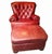 Lane Furniture Indulge in the Luxury of This Exquisite Leather Club Writer's Chair and Matching Ottoman by Lane Furniture For Sale - Image 4 of 10