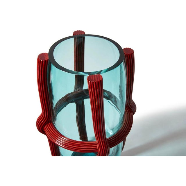 Contemporary Sestiere Vase in Murano Glass by Patricia Urquiola For Sale - Image 3 of 13
