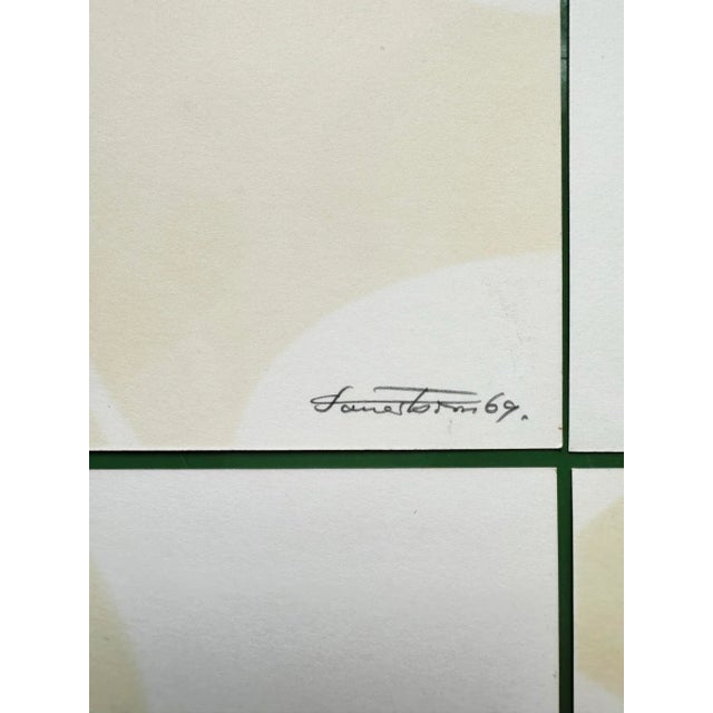 Aen T. Sauerborn, Screenprints, 1969, Signed & Limited Concrete Art, Set of 4 For Sale - Image 4 of 7