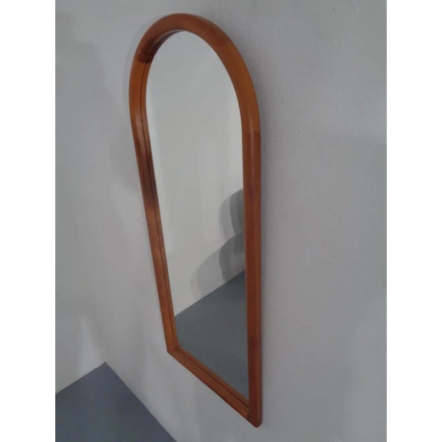 Large Cathedral Teak Mirror by Kai Kristiansen for Vildbjerg Møbelfabrik, 1960s For Sale - Image 16 of 18