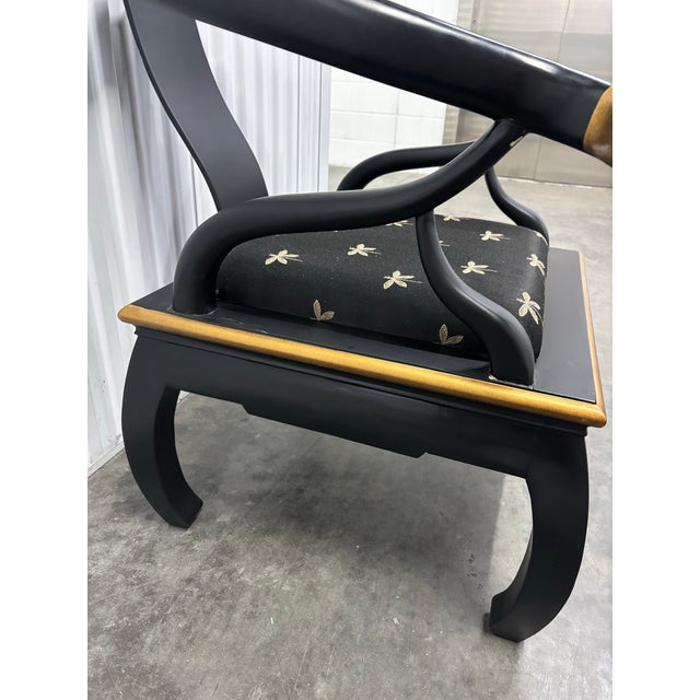 Modern Chinoiserie Style Butterfly Ming Chair For Sale - Image 4 of 11