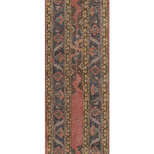 1960s Hand-Knotted Anatolian Runner - Stair Carpet 1'7'' X 23'9'' For Sale - Image 6 of 10