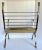Mid 20th Century Italian Maison Jansen Style Brass and Steel Rams Head Magazine Rack For Sale - Image 12 of 13