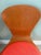 Orange Pair (2) MCM Knoll Studio Sprite Orange Molded Plywood Side Chairs For Sale - Image 8 of 16