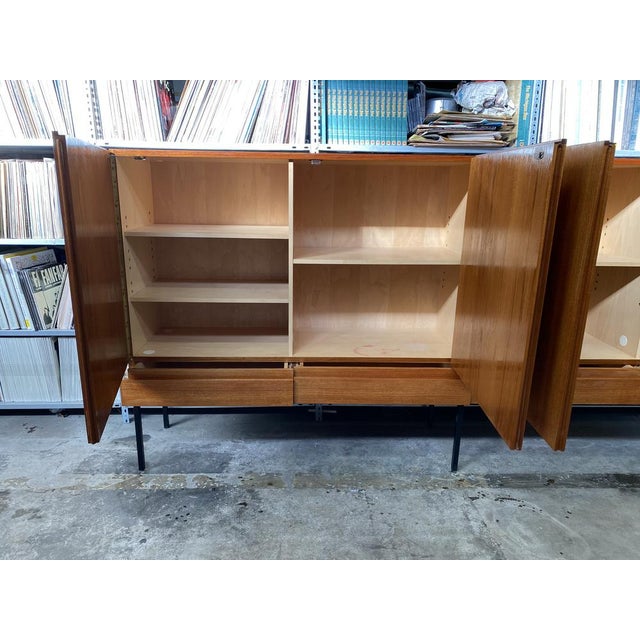 Mid-Century Model B60 Highboard in Teak by Dieter Waeckerlin for Behr For Sale - Image 17 of 18