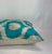 Turkish Modern Blue Velvet Silk Ikat Pillow Cover For Sale - Image 4 of 5