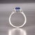 2010s Natural Tanzanite Diamond Ring 6.5 14k WG 2.05 TCW Certified For Sale - Image 5 of 12