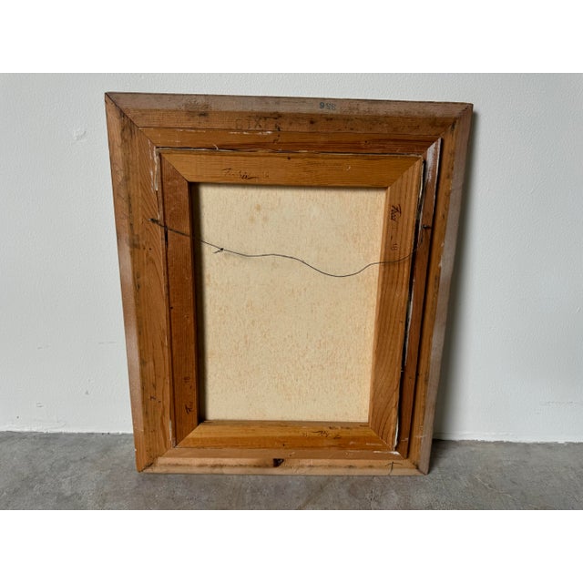 Vintage J. Melvin Still Life of White Roses in a Vase Oil Painting, Framed For Sale - Image 12 of 12