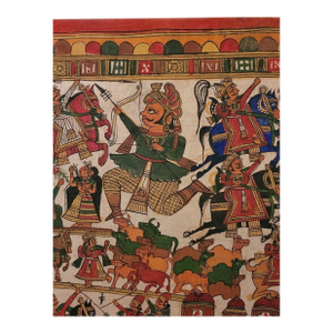 1980s Rajasthani Scroll Painting