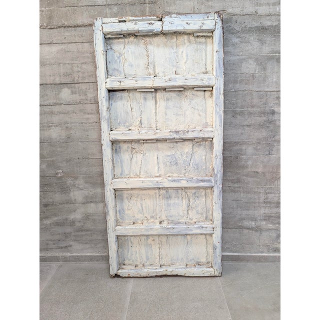 Brown 19th Century Spanish Farmhouse Gate with Marine Mural of Tuna For Sale - Image 8 of 18