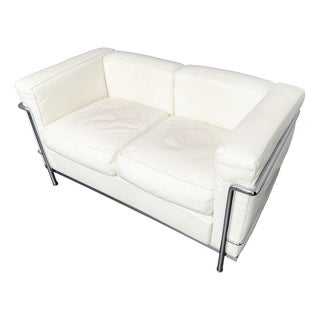 LC2 2-Seater Sofa by Le Corbusier for Cassina, Italy, 2000s For Sale