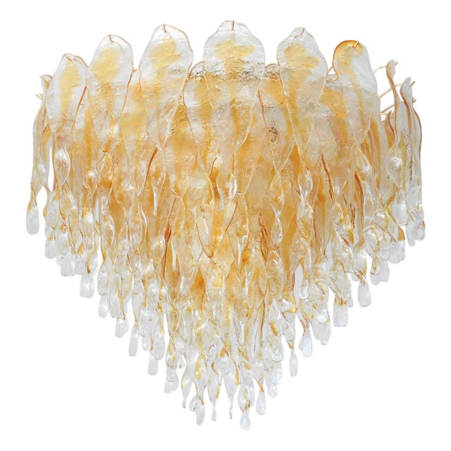 21st Century Murano Stalattiti Chandelier by Fabio LTD For Sale