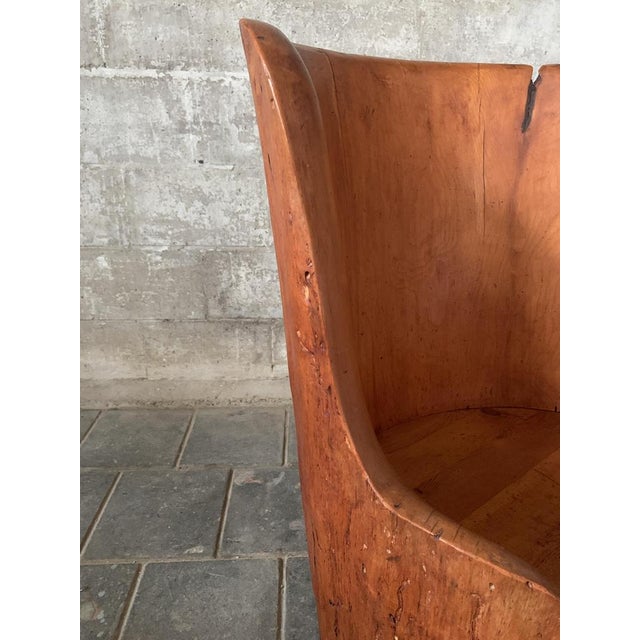 Swedish Pine Log Stump Chair Kubbstol 1970s, 1960s For Sale - Image 12 of 17
