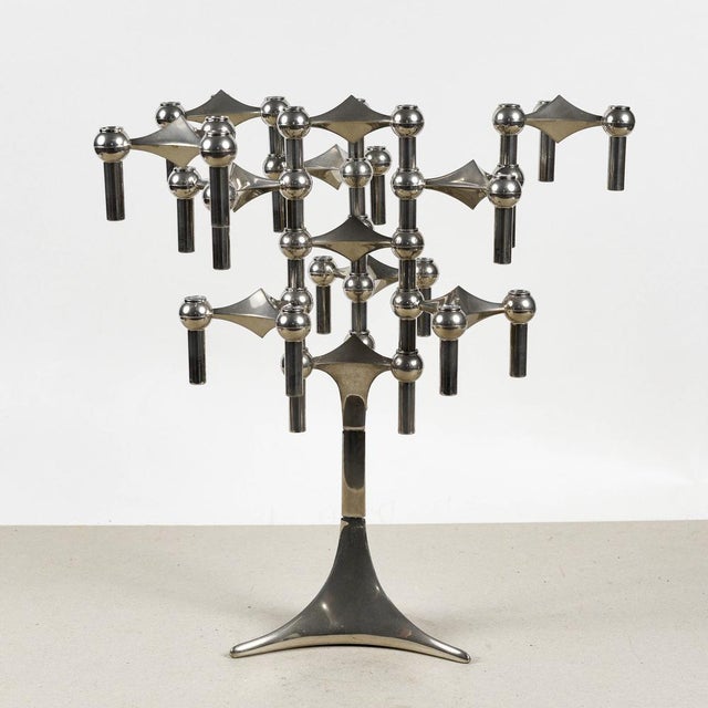 Orion Modular Candelabra by Fritz Nagel for BMF For Sale - Image 17 of 18