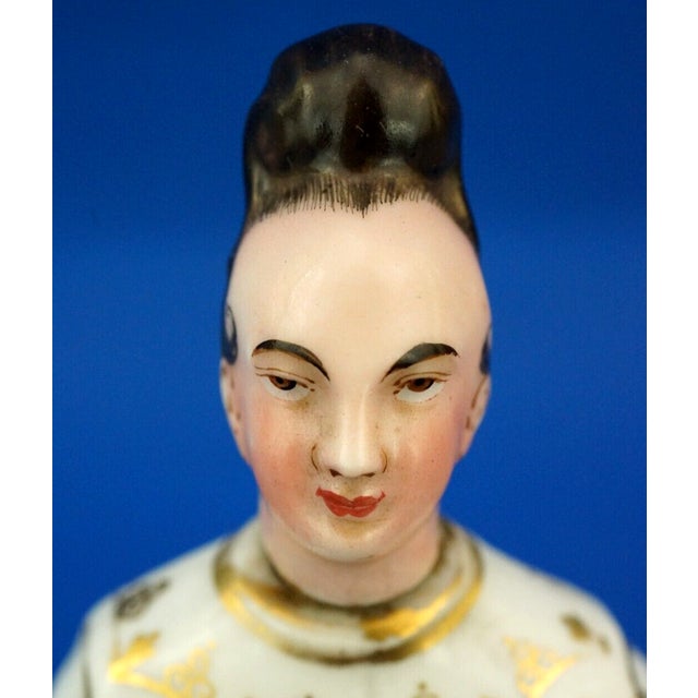 Antique French Anthropomorphic Porcelain Perfume Bottle by Jacob Petit, 1800s For Sale - Image 18 of 18