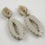 1990s Jewellians Pearlized Resin Dangle Clip Earrings For Sale - Image 5 of 9