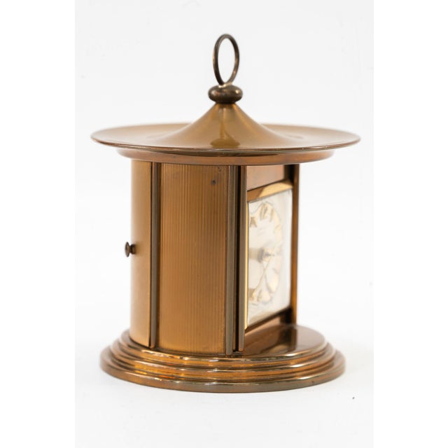 Swiss Watch Table Clock Carmic Geneve 7 Jewels, 1950s For Sale - Image 9 of 16