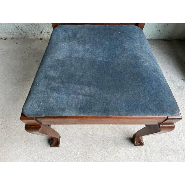 Early 20th Century Antique Chippendale Style Mahogany Side Chair. For Sale - Image 4 of 7