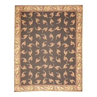 French Aubusson Design Rug 8'0" X 10'0" For Sale