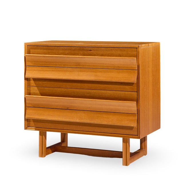 Brown Paul Laszlo for Brown Saltman Mid Century Chest of Drawers Dresser - Pair For Sale - Image 8 of 12