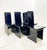 1930s Constructivist Black Wooden Dining Chairs, Hungary, 1930s, Set of 6 For Sale - Image 5 of 10