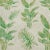 Jewels Fern Avocado Print on Natural Linen Fabric For Sale