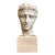 Vintage Plaster Classical Bust of Roman Warrior For Sale